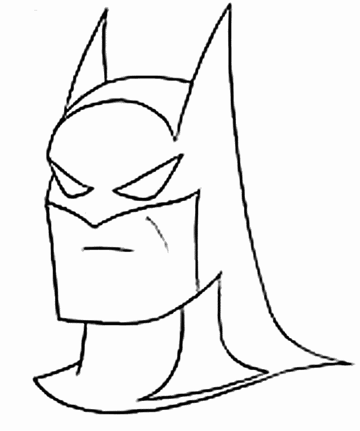 着色页: 蝙蝠侠 (超级英雄) #77005 - 免费可打印着色页