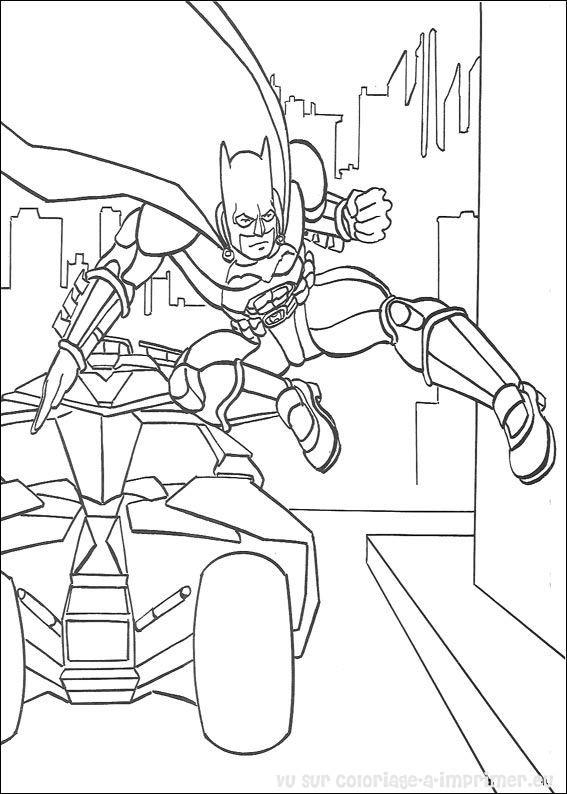 着色页: 蝙蝠侠 (超级英雄) #77116 - 免费可打印着色页