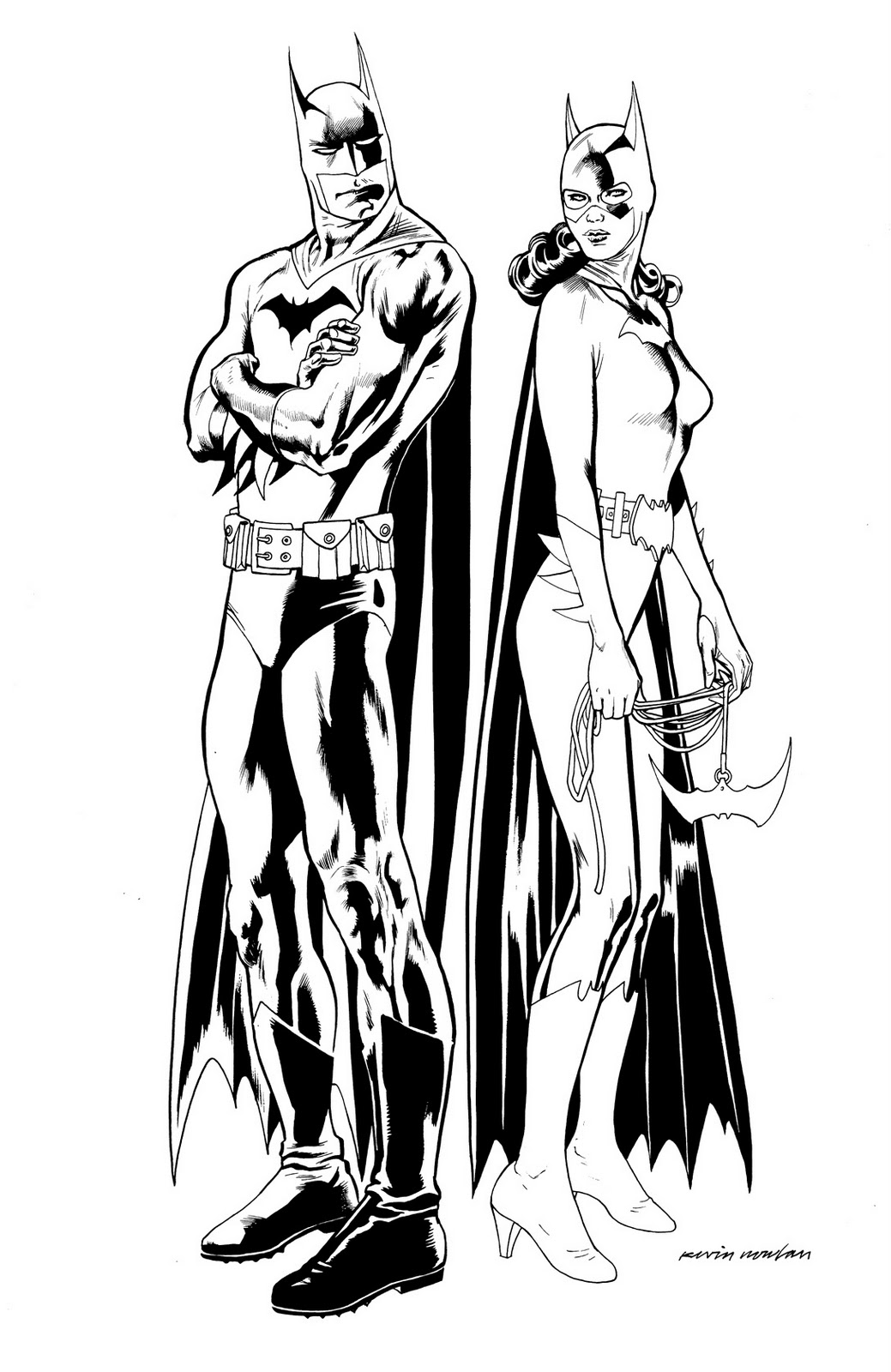 着色页: 蝙蝠侠 (超级英雄) #77135 - 免费可打印着色页