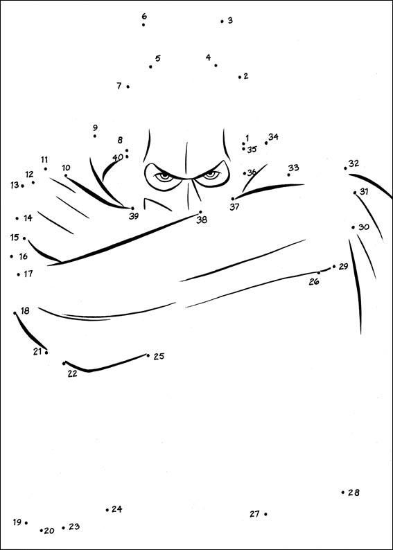 着色页: 蝙蝠侠 (超级英雄) #77195 - 免费可打印着色页