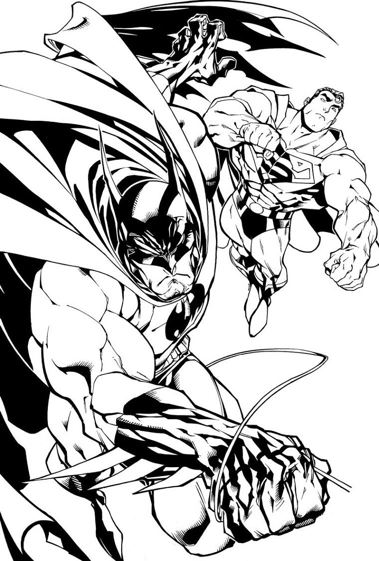 着色页: 夜魔侠 (超级英雄) #78224 - 免费可打印着色页