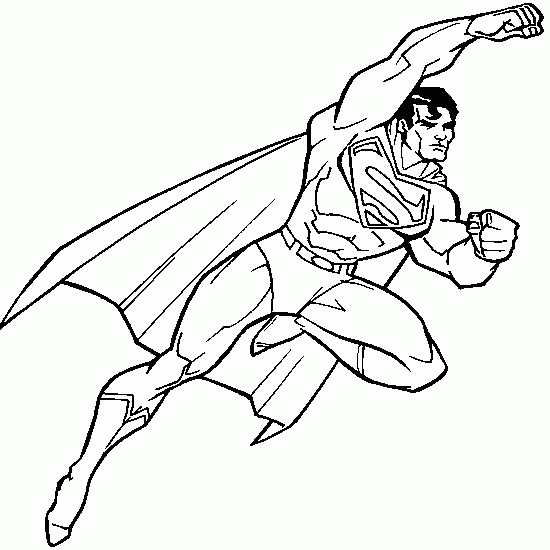 着色页: DC漫画超级英雄 (超级英雄) #80114 - 免费可打印着色页