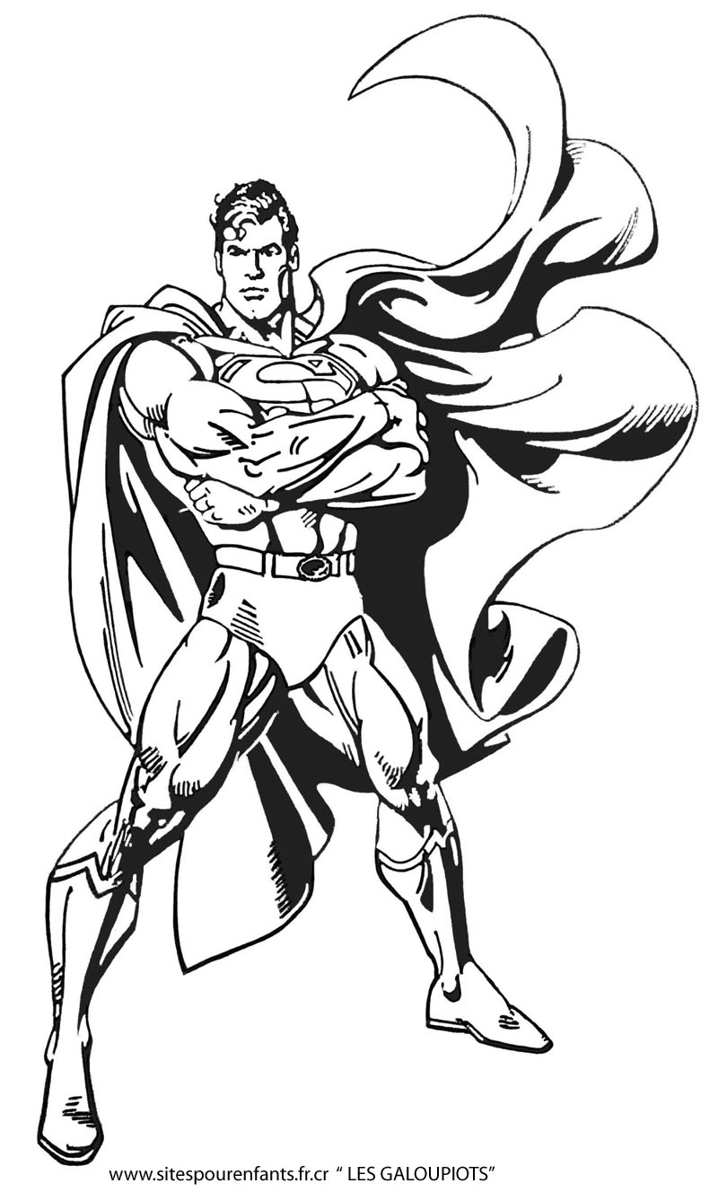 着色页: DC漫画超级英雄 (超级英雄) #80115 - 免费可打印着色页