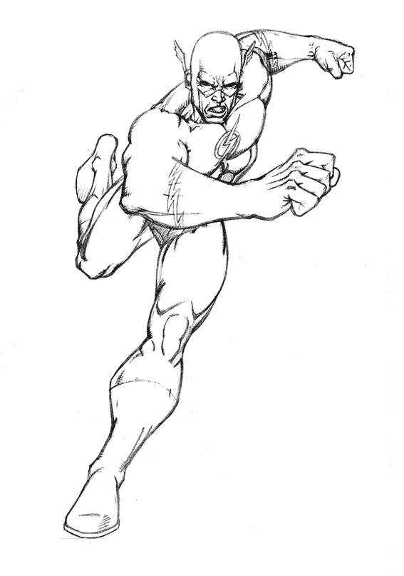 着色页: DC漫画超级英雄 (超级英雄) #80129 - 免费可打印着色页