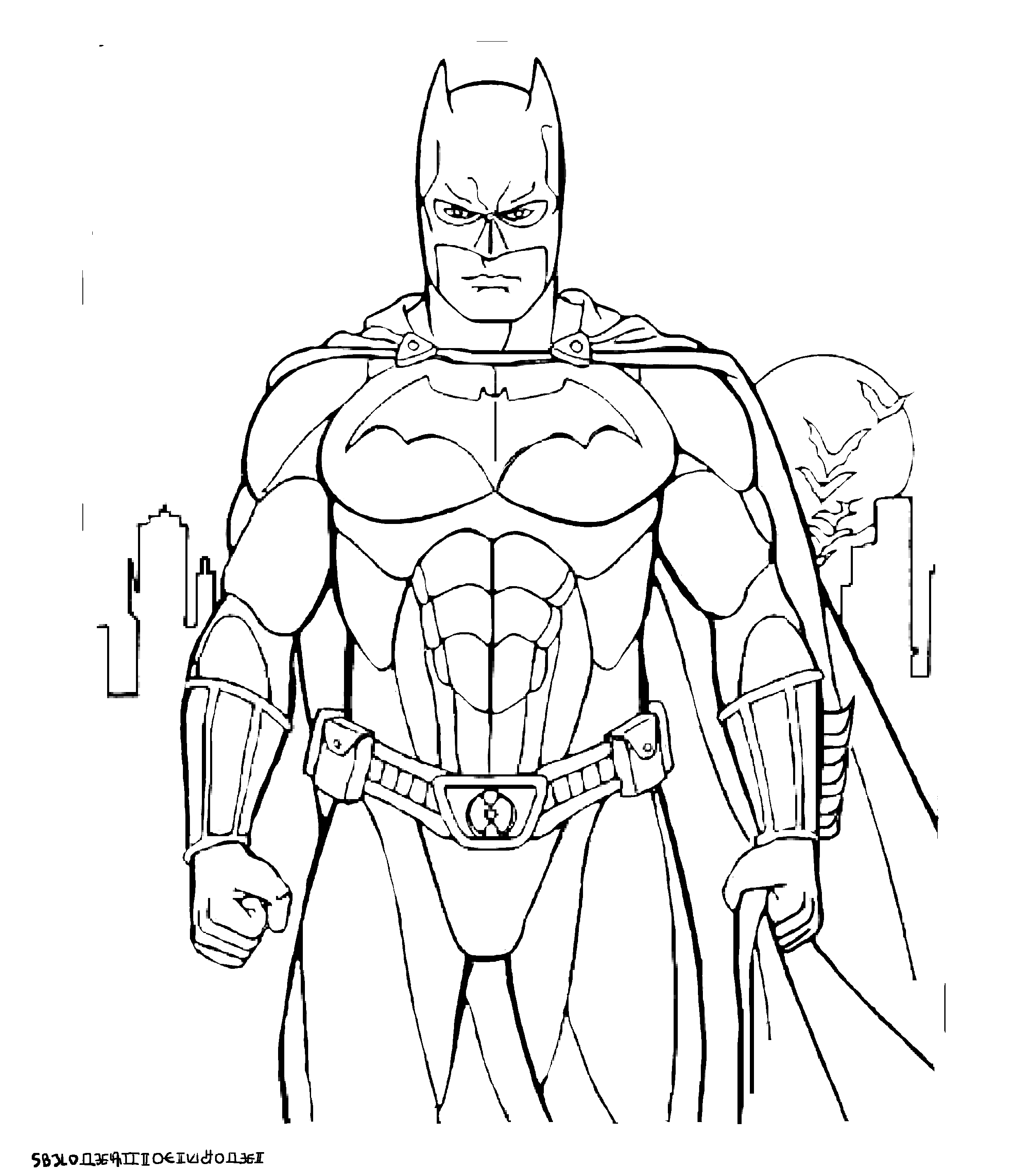 着色页: DC漫画超级英雄 (超级英雄) #80134 - 免费可打印着色页