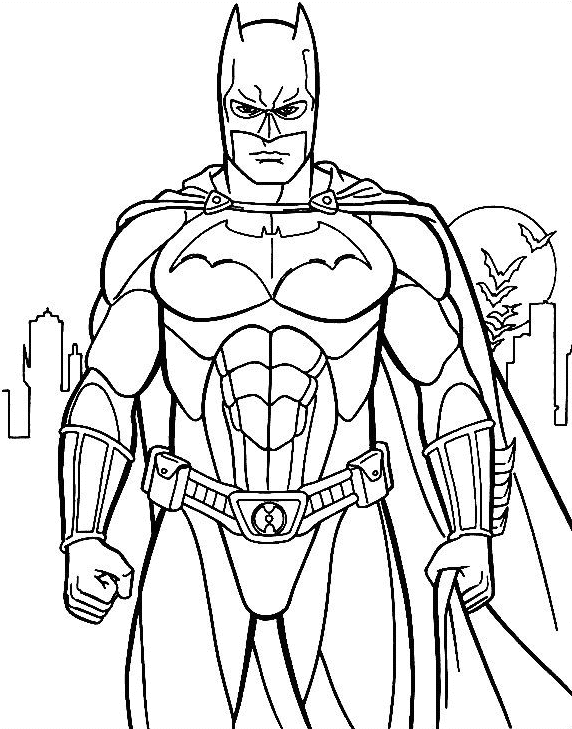 着色页: DC漫画超级英雄 (超级英雄) #80145 - 免费可打印着色页