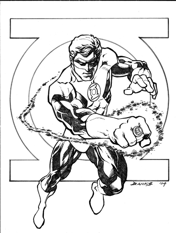 着色页: DC漫画超级英雄 (超级英雄) #80157 - 免费可打印着色页