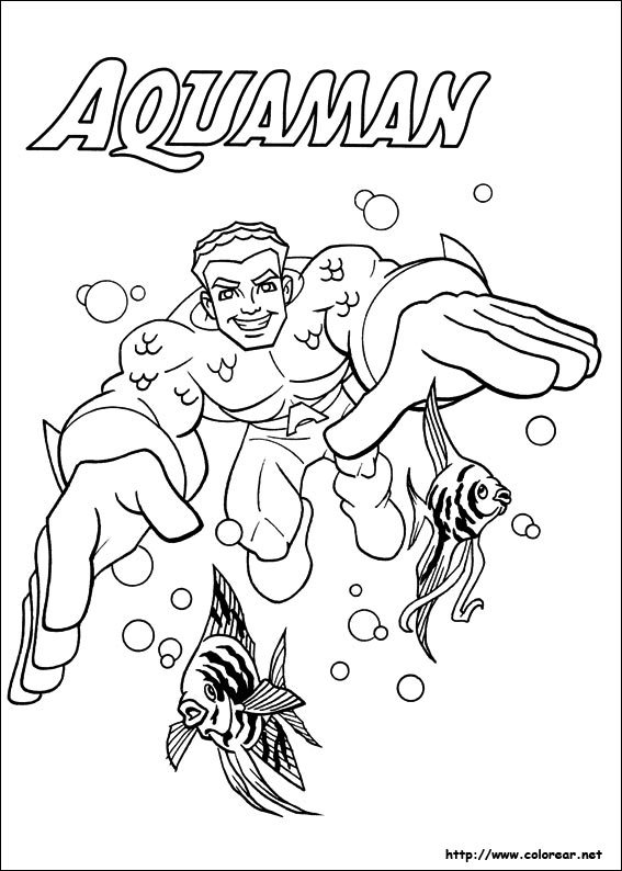 着色页: DC漫画超级英雄 (超级英雄) #80161 - 免费可打印着色页