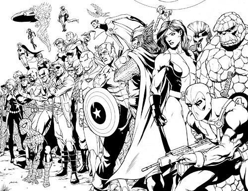 着色页: DC漫画超级英雄 (超级英雄) #80166 - 免费可打印着色页