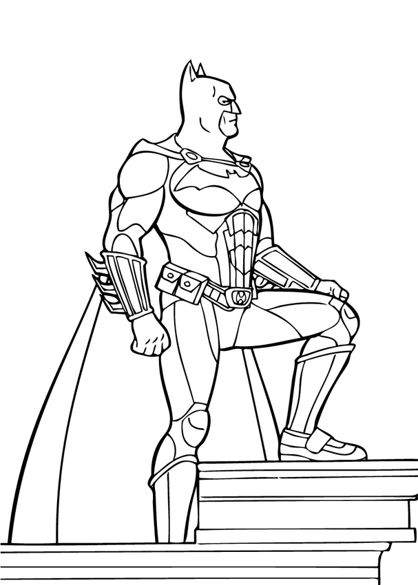 着色页: DC漫画超级英雄 (超级英雄) #80183 - 免费可打印着色页