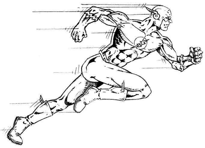 着色页: DC漫画超级英雄 (超级英雄) #80190 - 免费可打印着色页