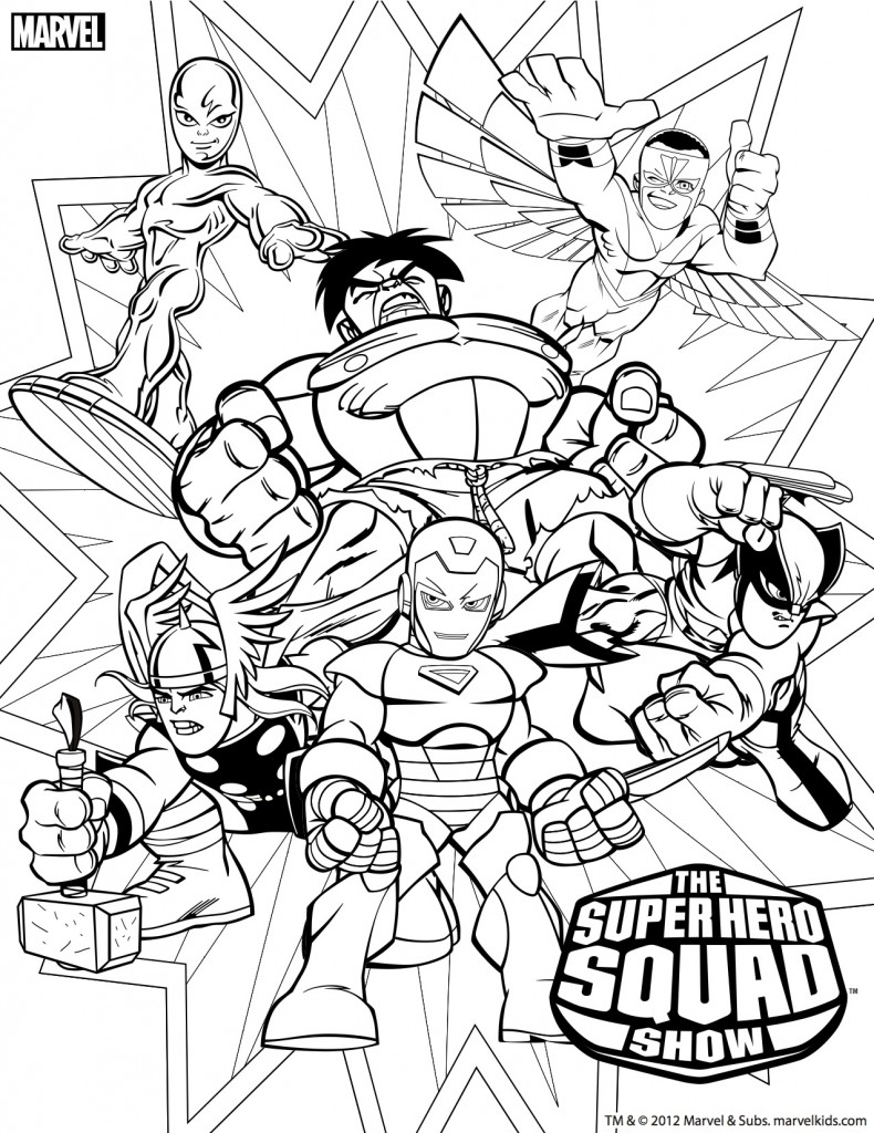 着色页: DC漫画超级英雄 (超级英雄) #80191 - 免费可打印着色页