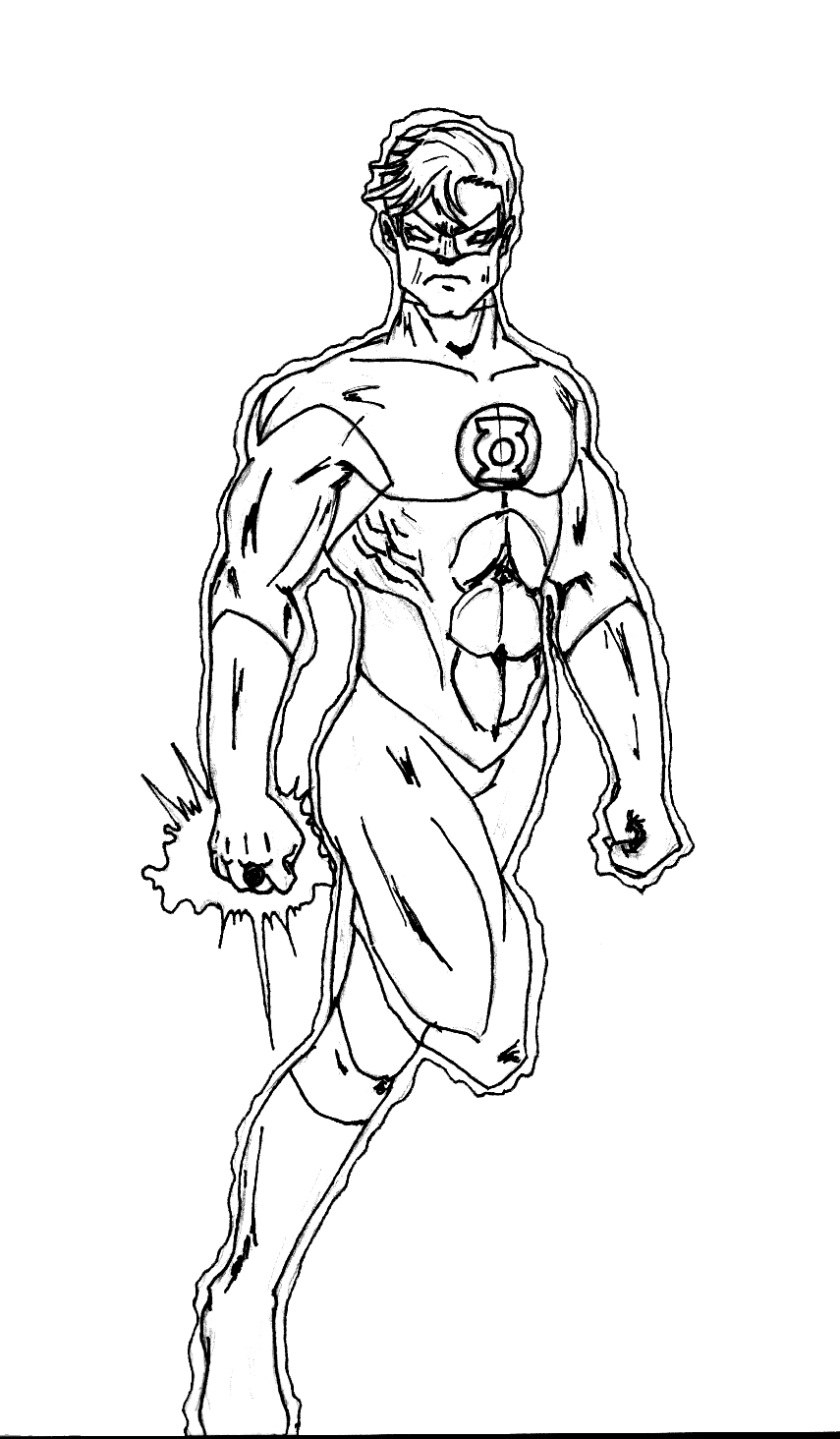 着色页: DC漫画超级英雄 (超级英雄) #80192 - 免费可打印着色页