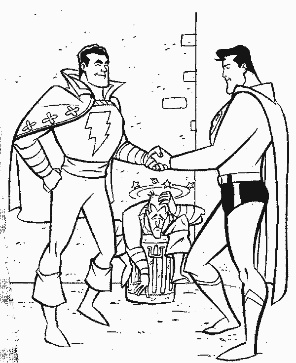 着色页: DC漫画超级英雄 (超级英雄) #80194 - 免费可打印着色页