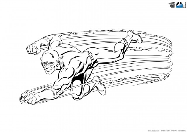 着色页: DC漫画超级英雄 (超级英雄) #80203 - 免费可打印着色页