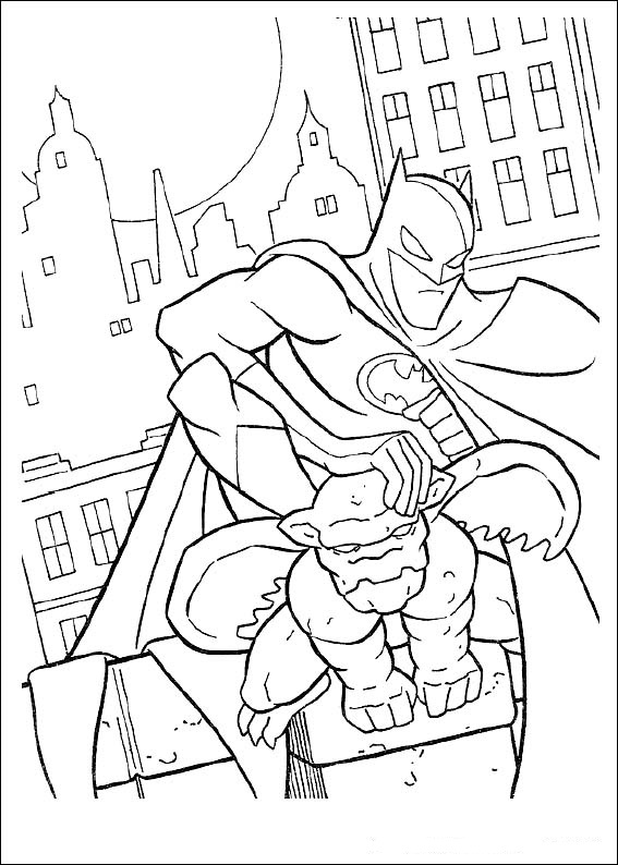 着色页: DC漫画超级英雄 (超级英雄) #80207 - 免费可打印着色页