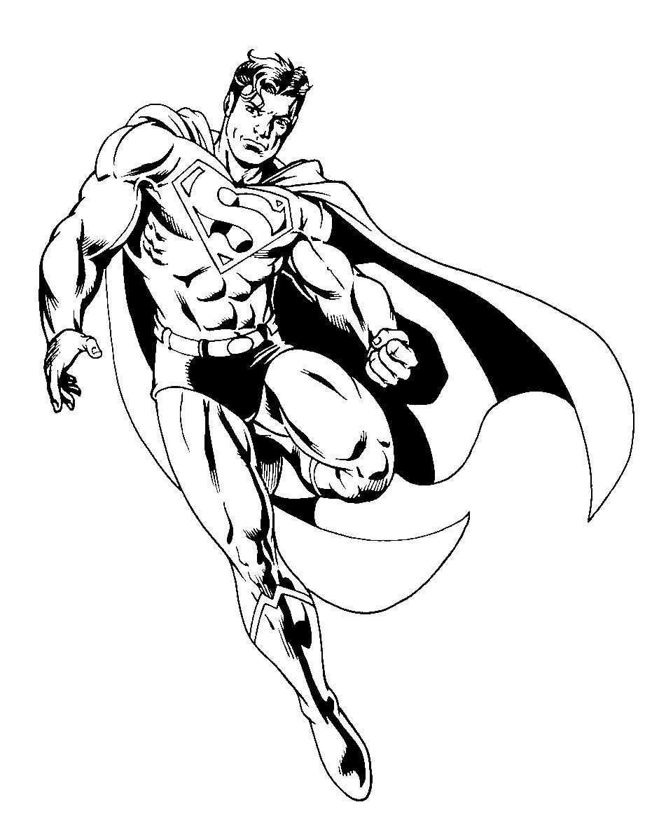 着色页: DC漫画超级英雄 (超级英雄) #80221 - 免费可打印着色页