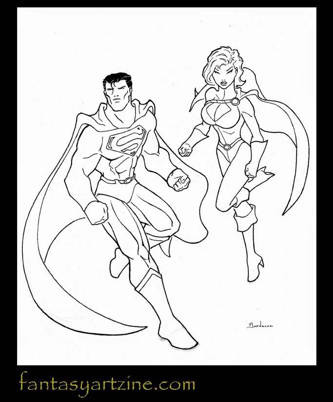着色页: DC漫画超级英雄 (超级英雄) #80222 - 免费可打印着色页