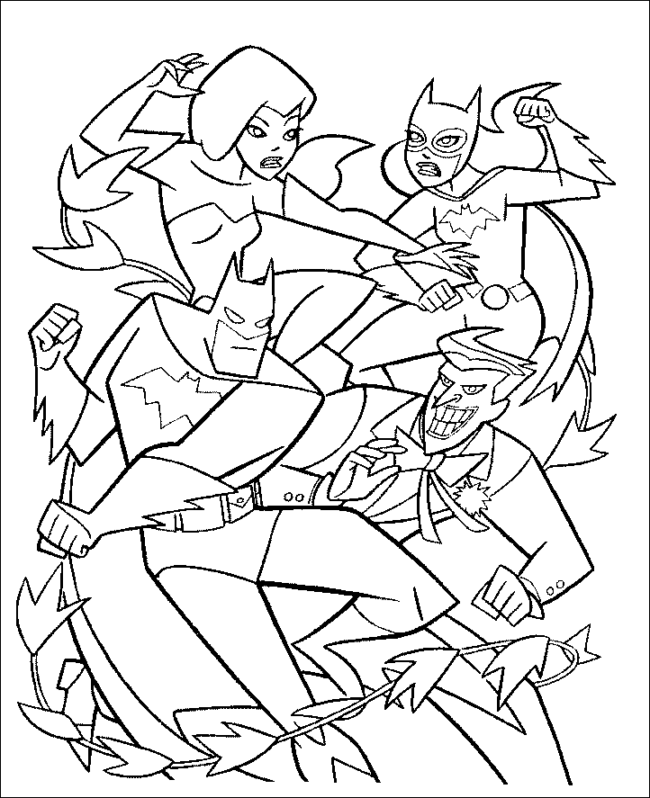 着色页: DC漫画超级英雄 (超级英雄) #80225 - 免费可打印着色页