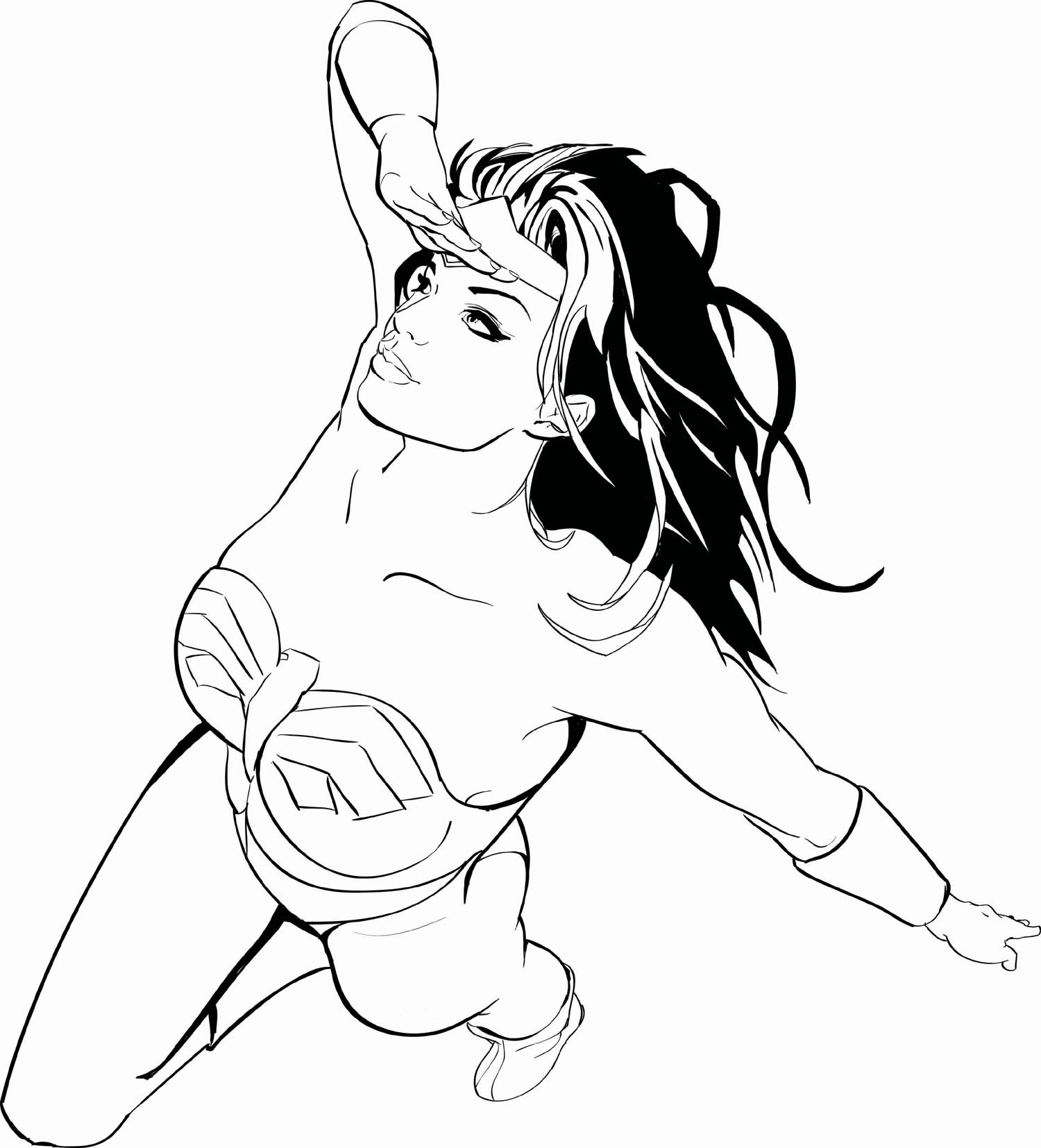 着色页: DC漫画超级英雄 (超级英雄) #80233 - 免费可打印着色页