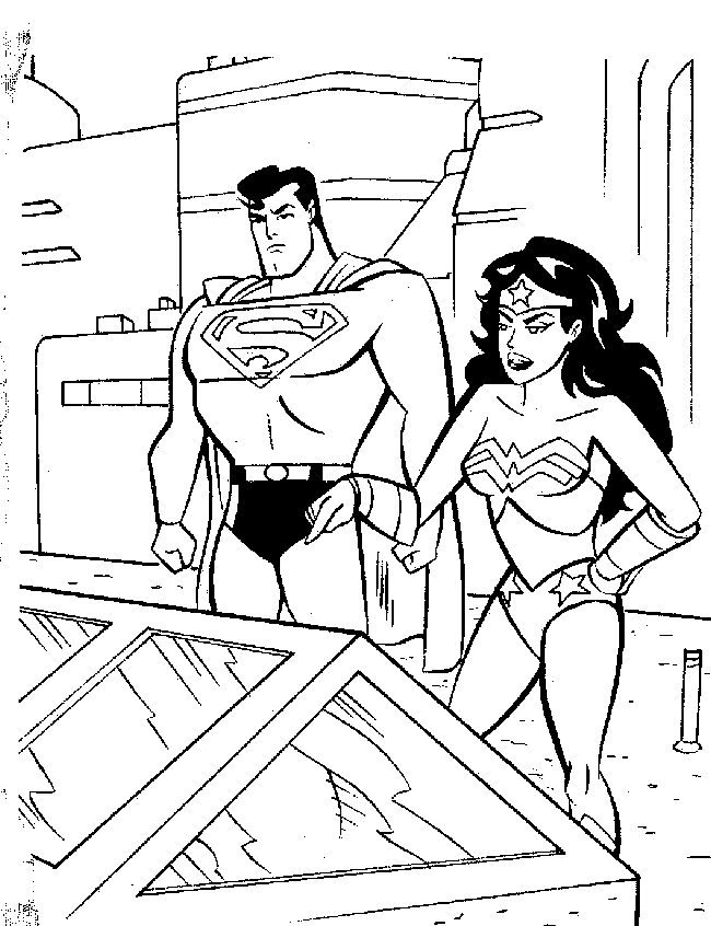 着色页: DC漫画超级英雄 (超级英雄) #80240 - 免费可打印着色页