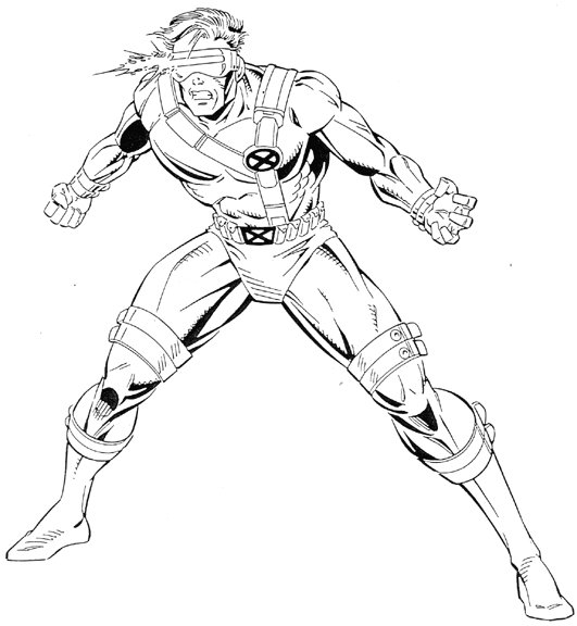 着色页: DC漫画超级英雄 (超级英雄) #80245 - 免费可打印着色页