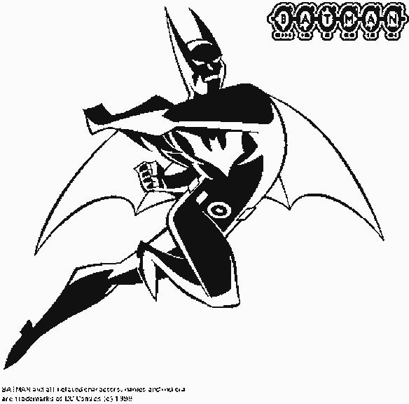 着色页: DC漫画超级英雄 (超级英雄) #80251 - 免费可打印着色页