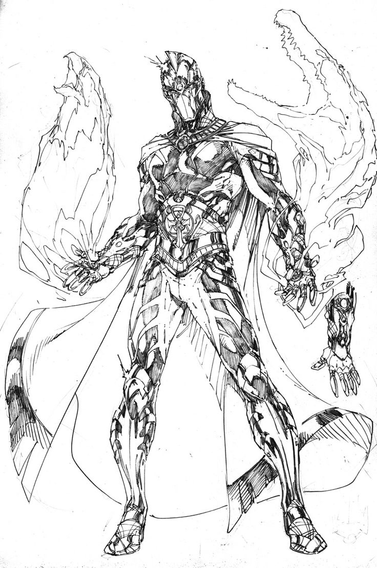 着色页: DC漫画超级英雄 (超级英雄) #80252 - 免费可打印着色页