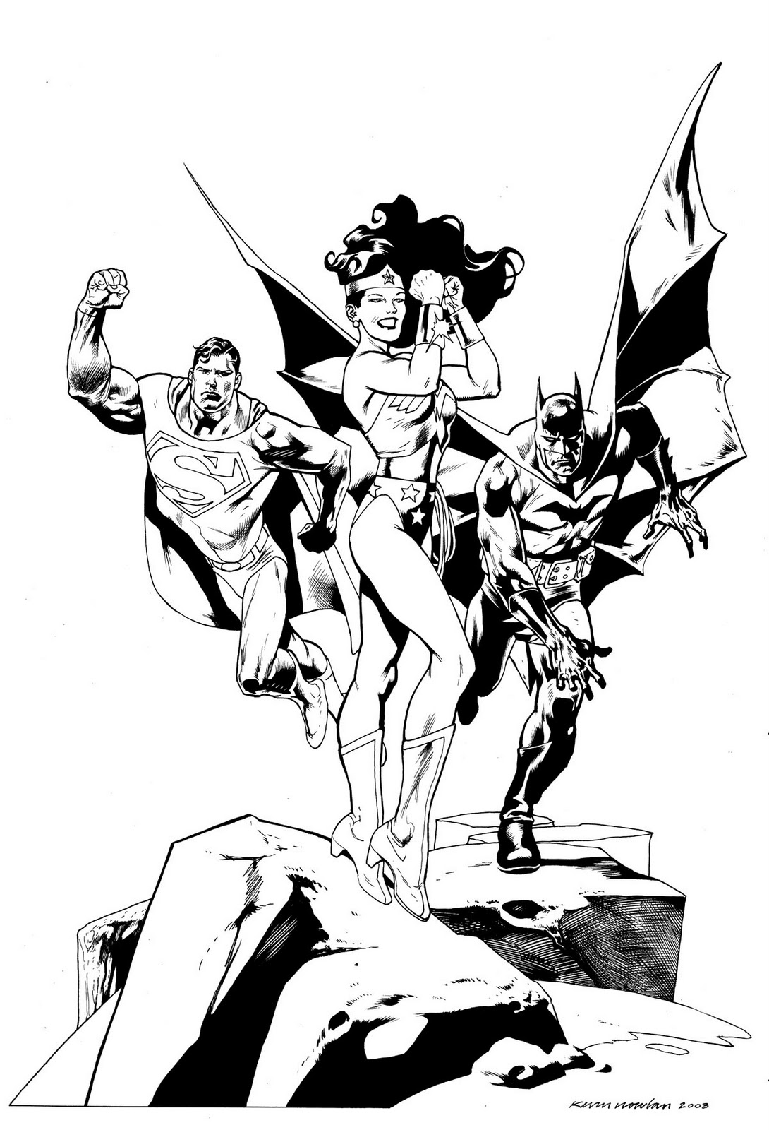 着色页: DC漫画超级英雄 (超级英雄) #80257 - 免费可打印着色页