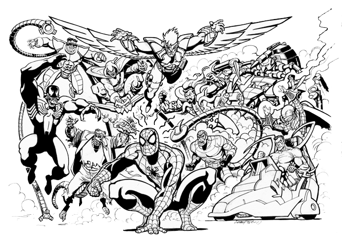 着色页: DC漫画超级英雄 (超级英雄) #80279 - 免费可打印着色页