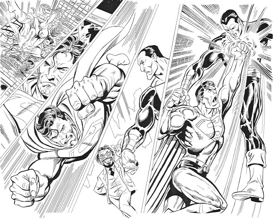 着色页: DC漫画超级英雄 (超级英雄) #80290 - 免费可打印着色页