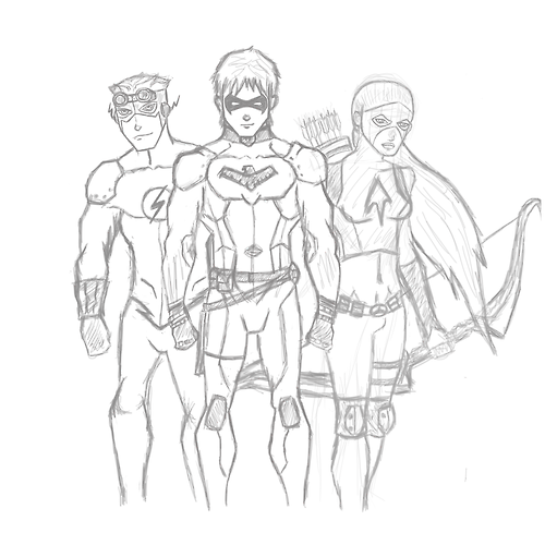 着色页: DC漫画超级英雄 (超级英雄) #80294 - 免费可打印着色页