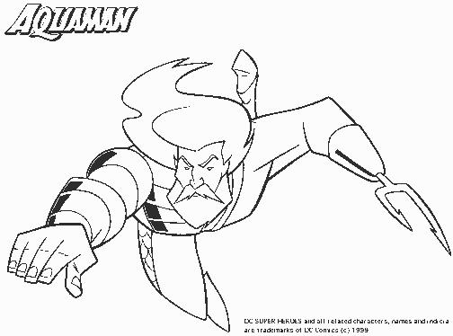 着色页: DC漫画超级英雄 (超级英雄) #80317 - 免费可打印着色页