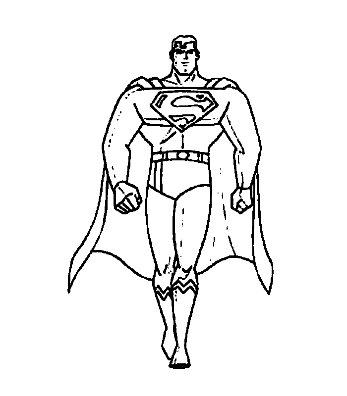 着色页: DC漫画超级英雄 (超级英雄) #80320 - 免费可打印着色页