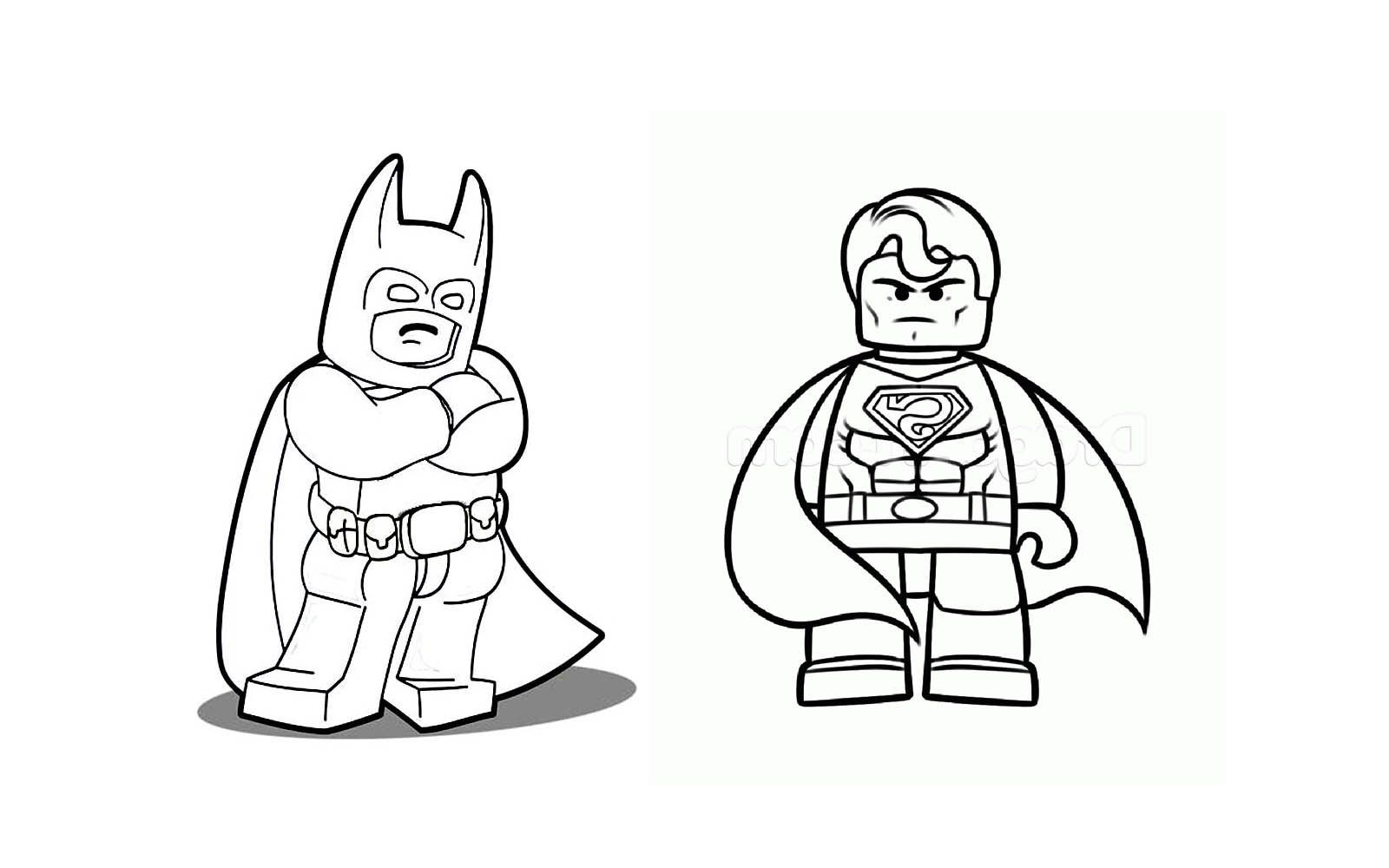 着色页: DC漫画超级英雄 (超级英雄) #80348 - 免费可打印着色页