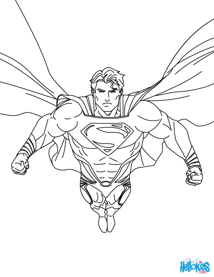 着色页: DC漫画超级英雄 (超级英雄) #80352 - 免费可打印着色页