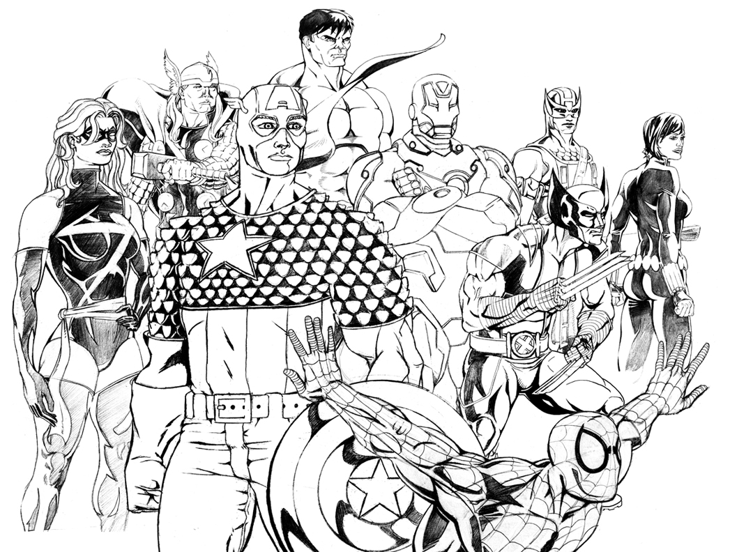 着色页: DC漫画超级英雄 (超级英雄) #80357 - 免费可打印着色页