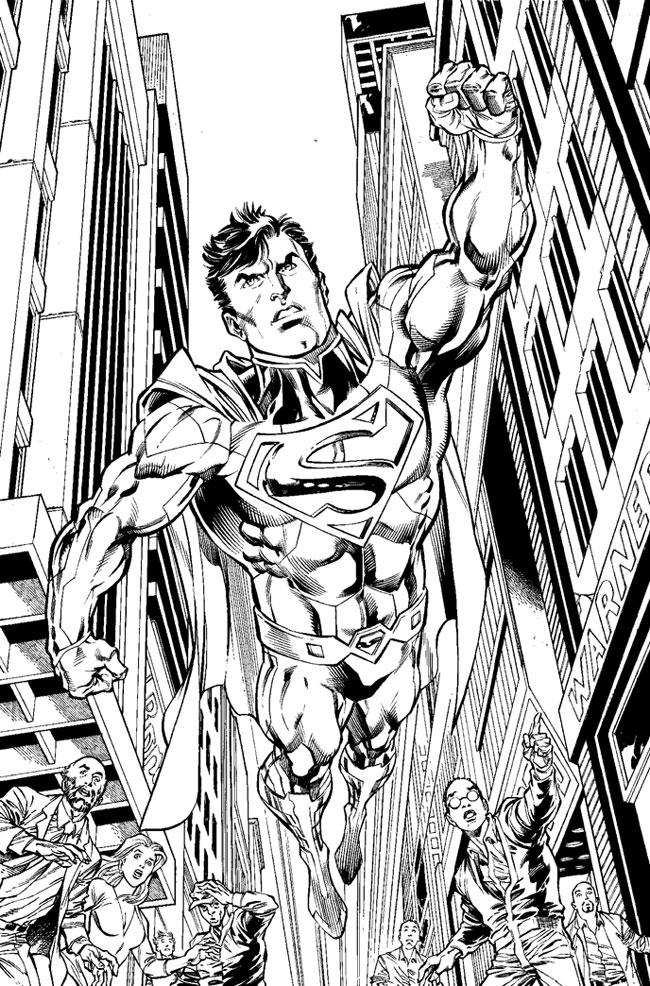 着色页: DC漫画超级英雄 (超级英雄) #80367 - 免费可打印着色页
