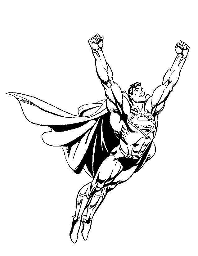 着色页: DC漫画超级英雄 (超级英雄) #80403 - 免费可打印着色页