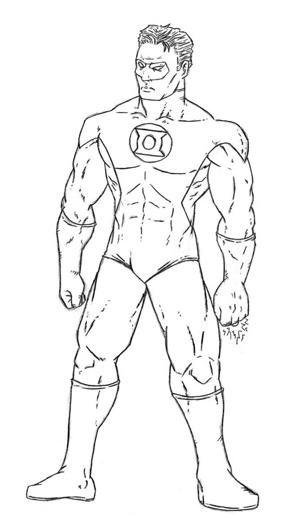着色页: DC漫画超级英雄 (超级英雄) #80419 - 免费可打印着色页