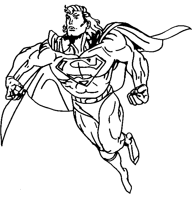着色页: DC漫画超级英雄 (超级英雄) #80422 - 免费可打印着色页
