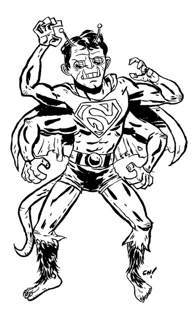 着色页: DC漫画超级英雄 (超级英雄) #80441 - 免费可打印着色页