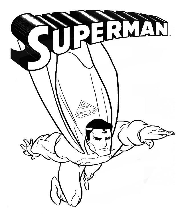 着色页: DC漫画超级英雄 (超级英雄) #80461 - 免费可打印着色页