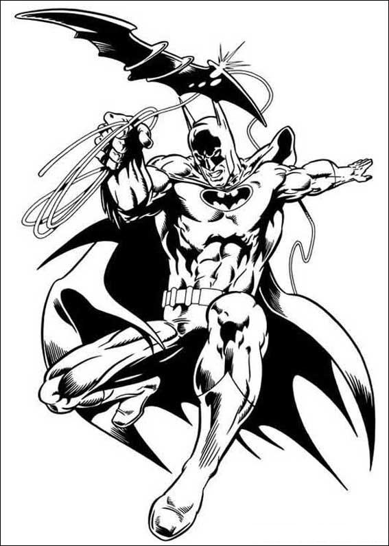 着色页: DC漫画超级英雄 (超级英雄) #80485 - 免费可打印着色页