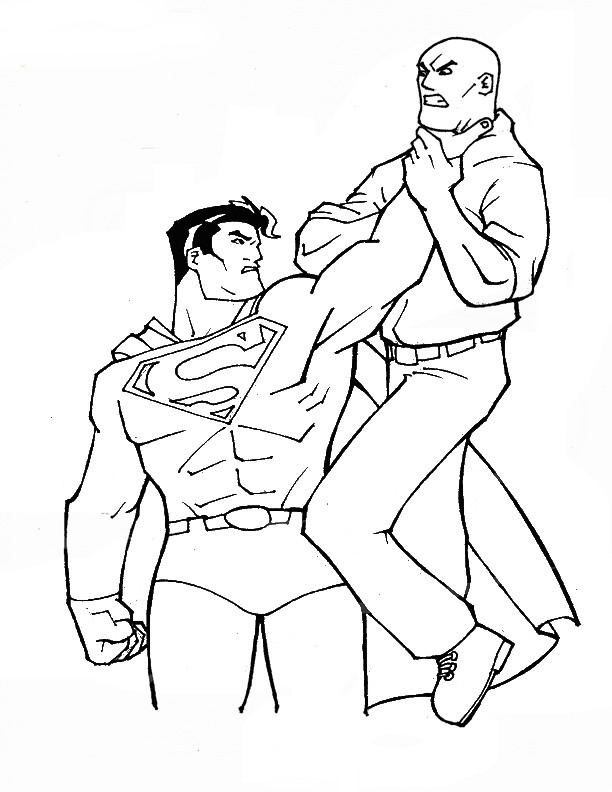 着色页: DC漫画超级英雄 (超级英雄) #80508 - 免费可打印着色页