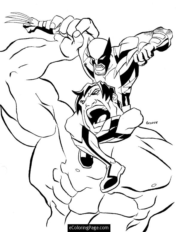 着色页: 漫威超级英雄 (超级英雄) #79674 - 免费可打印着色页