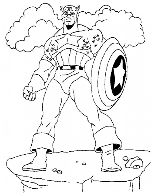 着色页: 漫威超级英雄 (超级英雄) #79695 - 免费可打印着色页