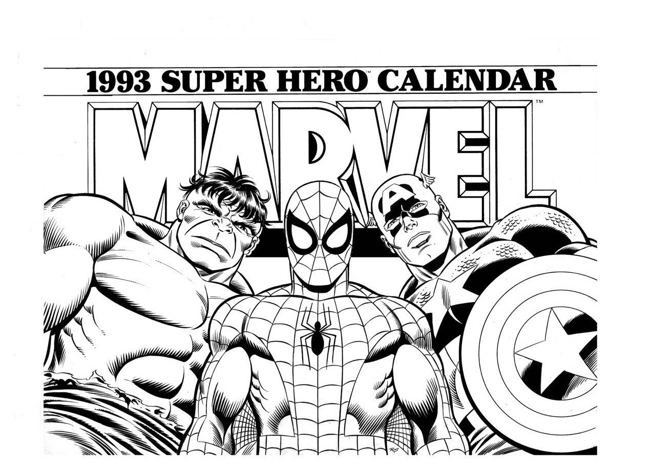着色页: 漫威超级英雄 (超级英雄) #79862 - 免费可打印着色页