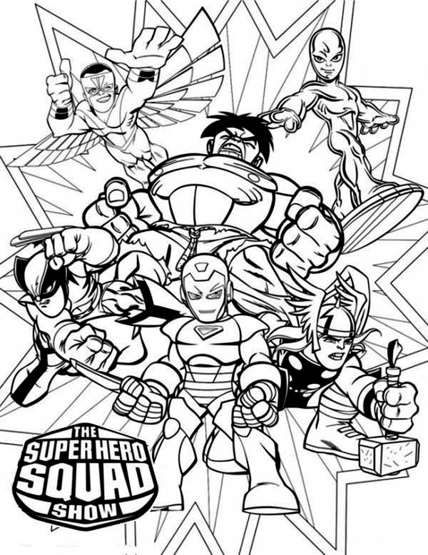 着色页: 漫威超级英雄 (超级英雄) #79864 - 免费可打印着色页