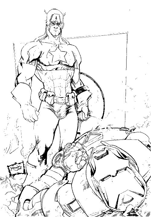 着色页: 漫威超级英雄 (超级英雄) #79865 - 免费可打印着色页